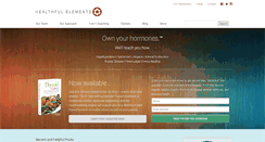 Desktop Screenshot of healthfulelements.com